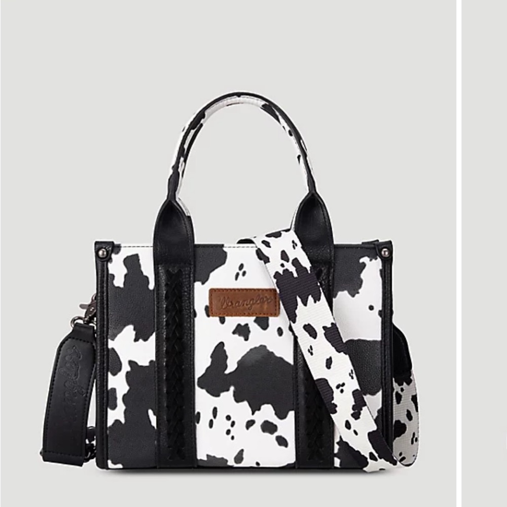Wrangler Cow Print Tote Bag